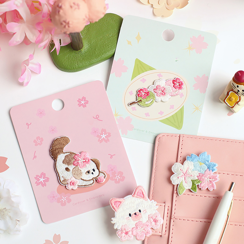 Phone Cases Eco Friendly - One Piece Sakura Embroidery Patch DIY