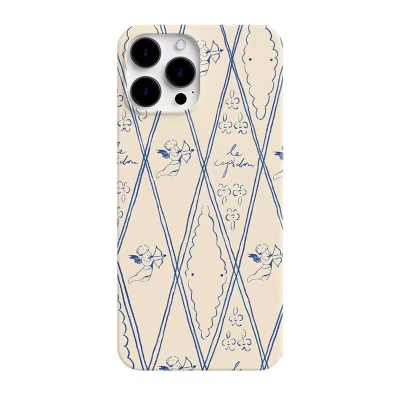 Phone Cases Drop Proof - Cute Angel Wings Bow Cloud Line