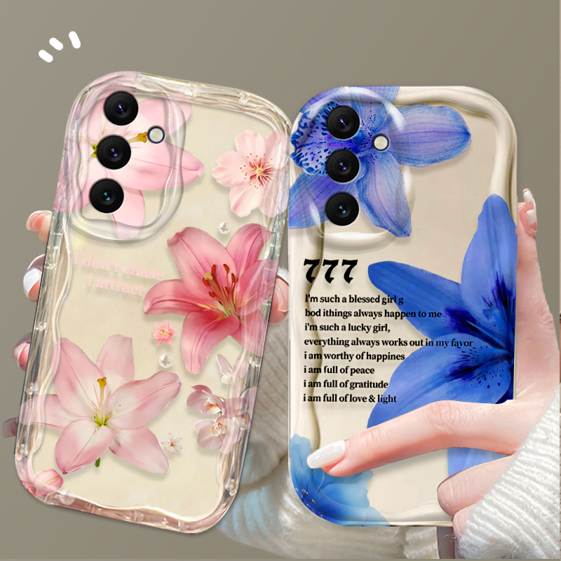 Beautiful Pink Lily Pattern Ph - Phone Cases A14 Samsung recensie en prijs
