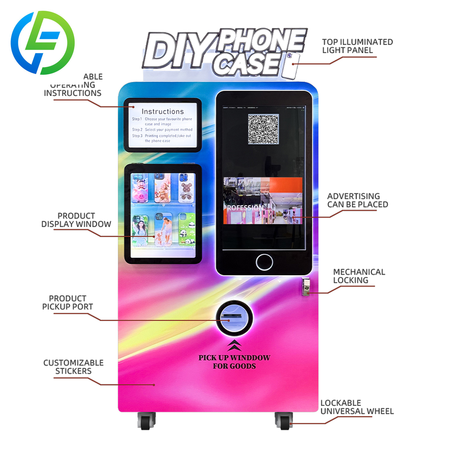 Professional Mobile Phone Cove - Phone Cases Vending Machine recensie en prijs