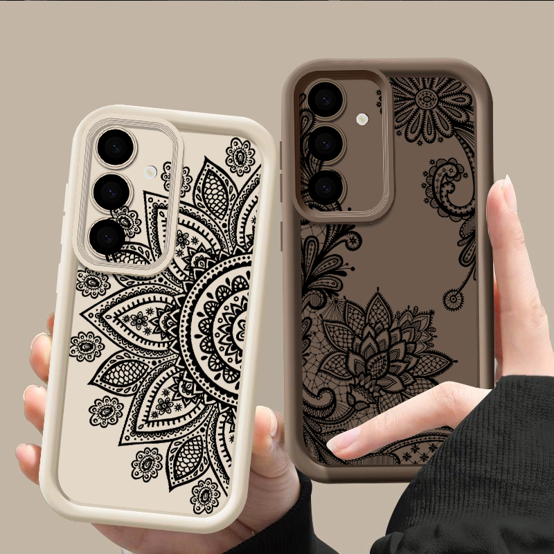 Retro Flower Totem Pattern Cas - Phone Cases A14 Samsung recensie en prijs