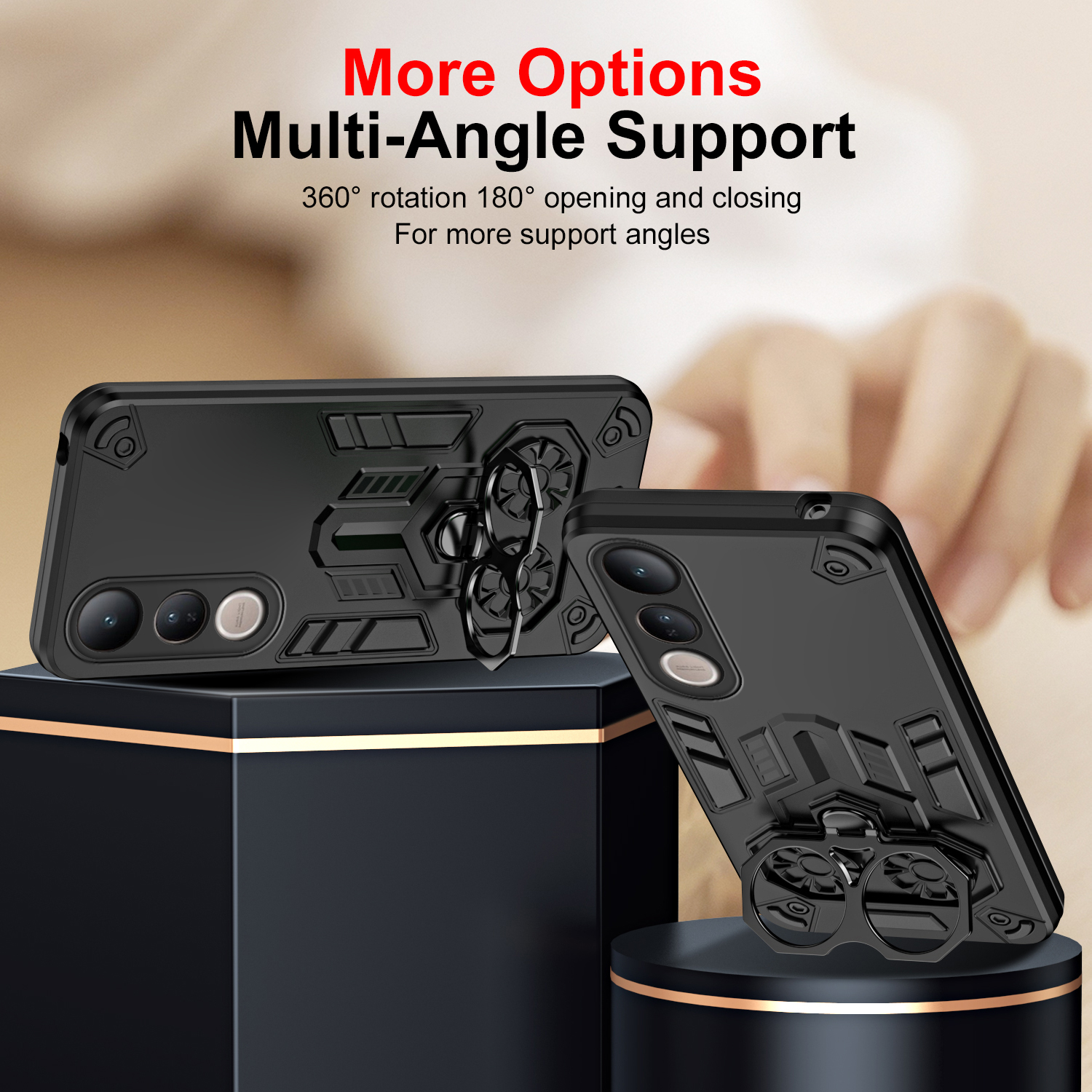 Case for Vivo V50 Lite 5G V50e - Rugged Armor Case recensie en prijs