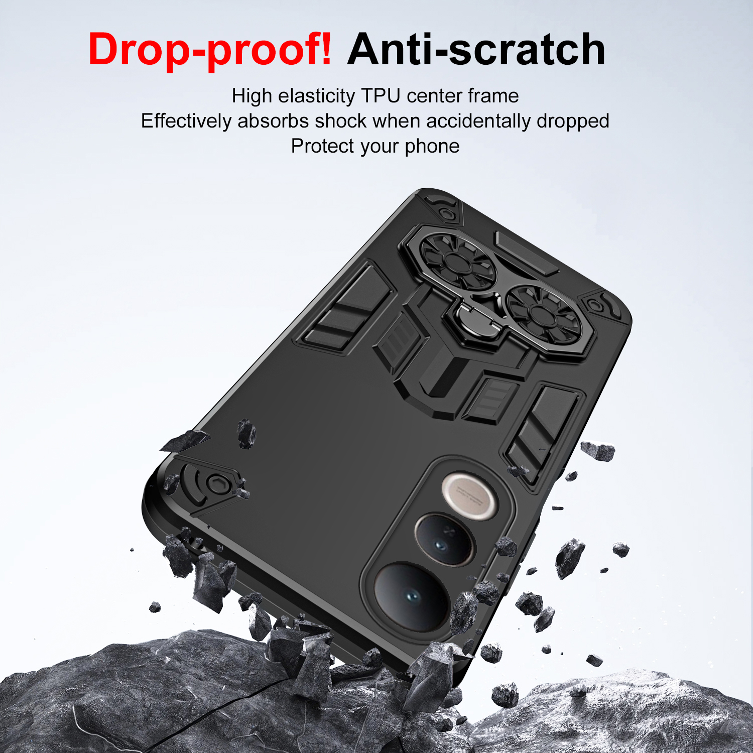 Case for Vivo V50 Lite 5G V50e - Rugged Armor Case recensie en prijs