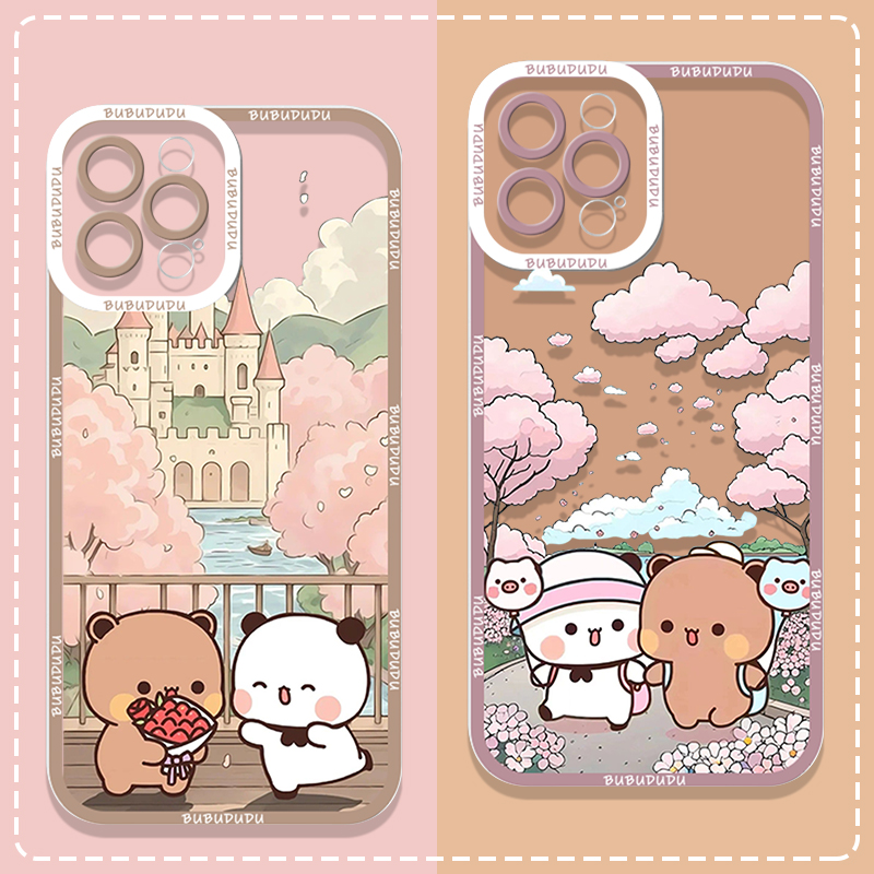 Cute BUBU DUDU Couple Clear Ph - Phone Cases A14 Samsung recensie en prijs