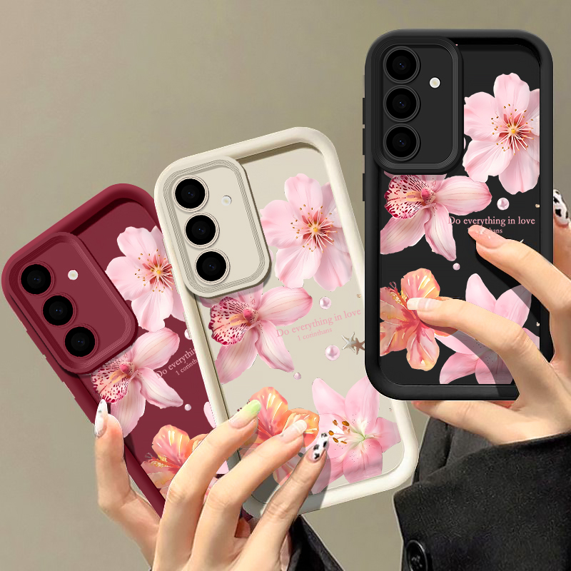 Pink Flowers Phone Case For Sa - Phone Cases Galaxy A17 recensie en prijs