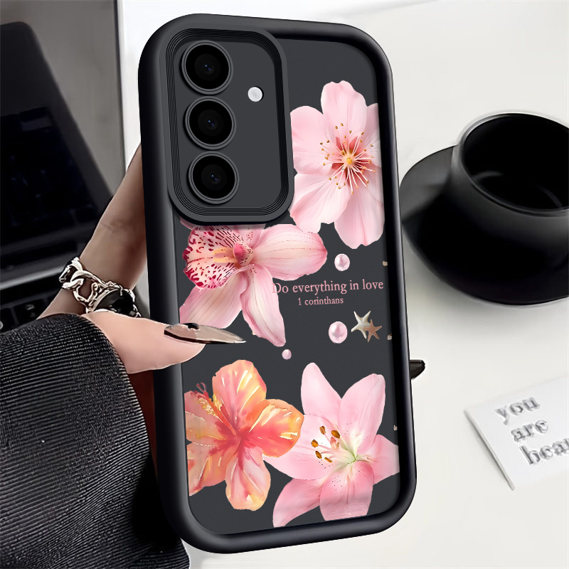 Pink Flowers Phone Case For Sa - Phone Cases Galaxy A17 recensie en prijs
