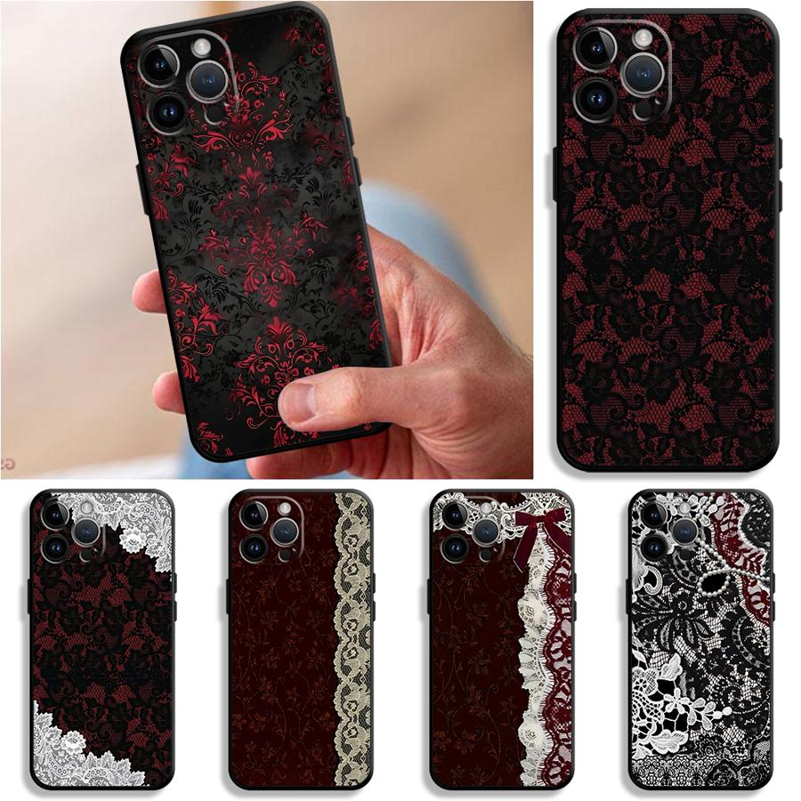 Black And Red Sexy Lace Phone  - Phone Cases Mous recensie en prijs