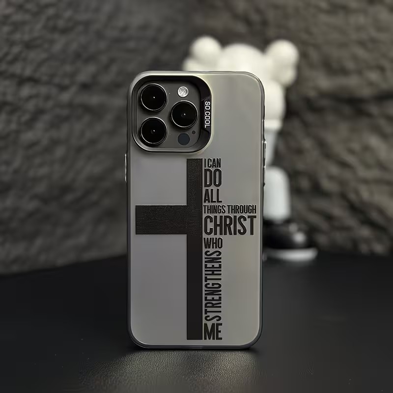 Anti Fingerprint Cross Bible P - Phone Cases Mous recensie en prijs