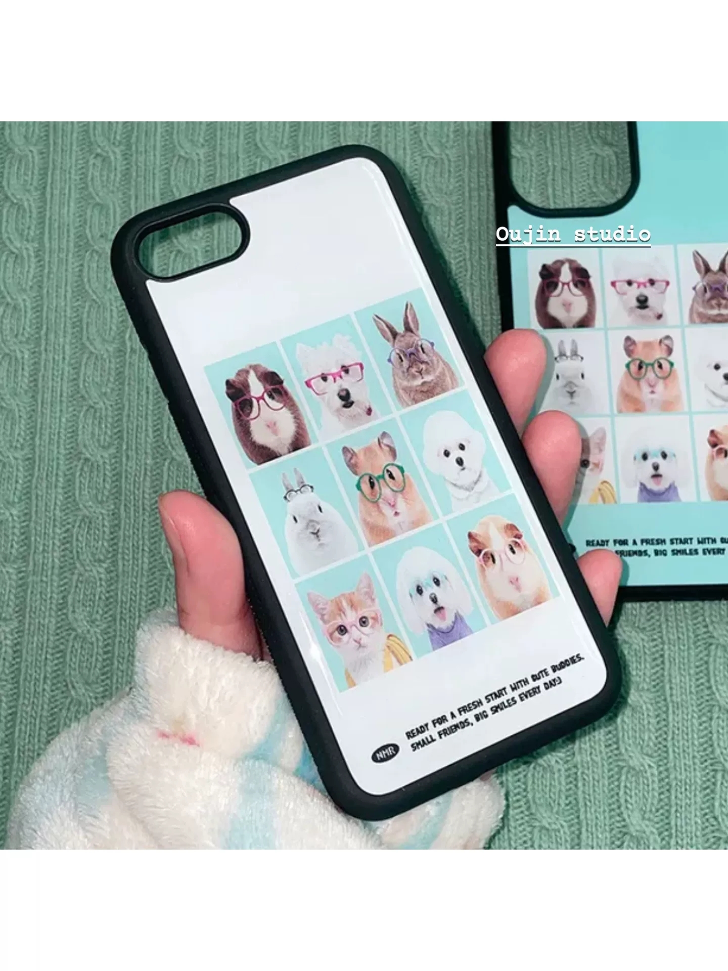 Korean Cute Animal Head Sticke - Phone Cases Drop Proof recensie en prijs