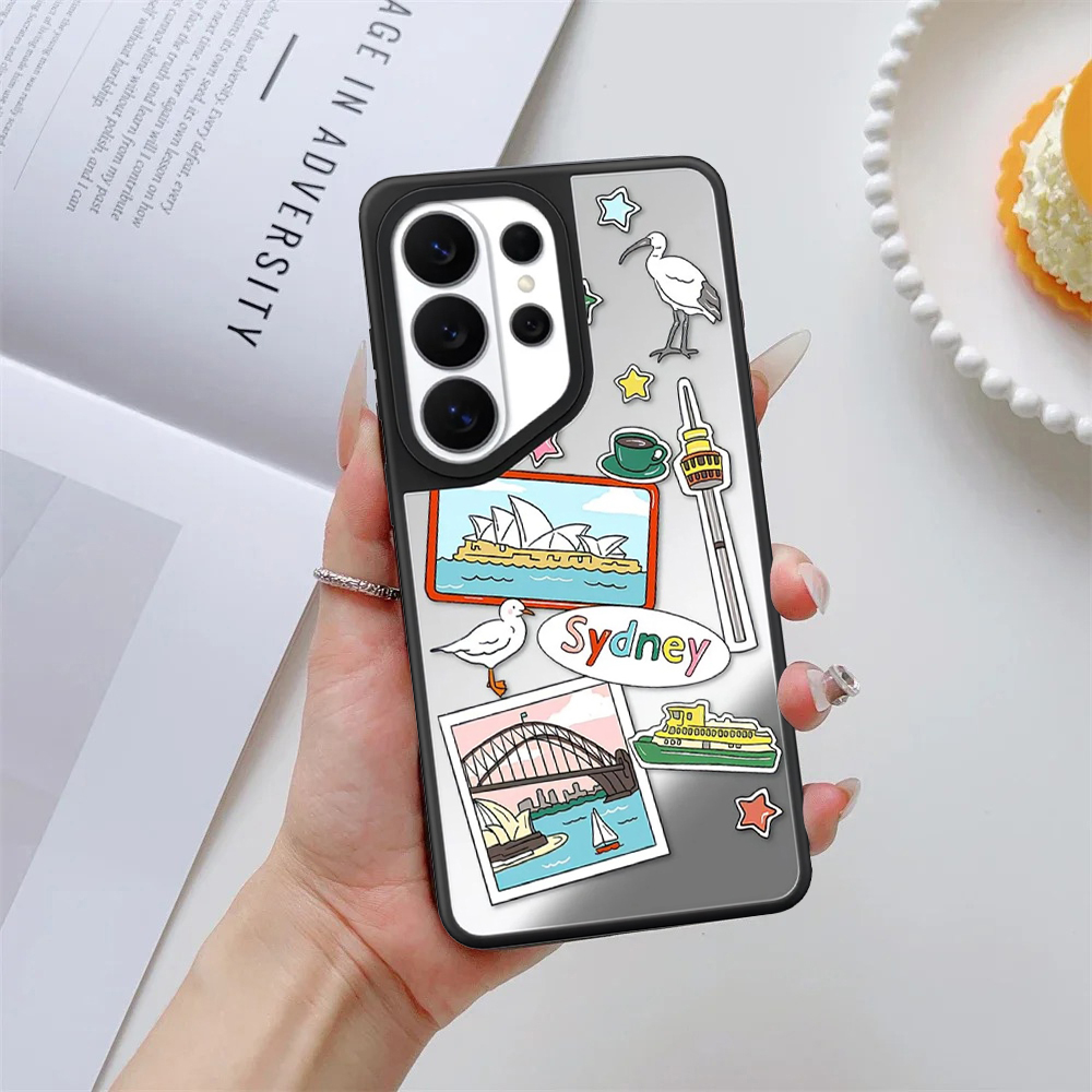 Melbourne Travel Mirror Surfac - Phone Cases Melbourne recensie en prijs