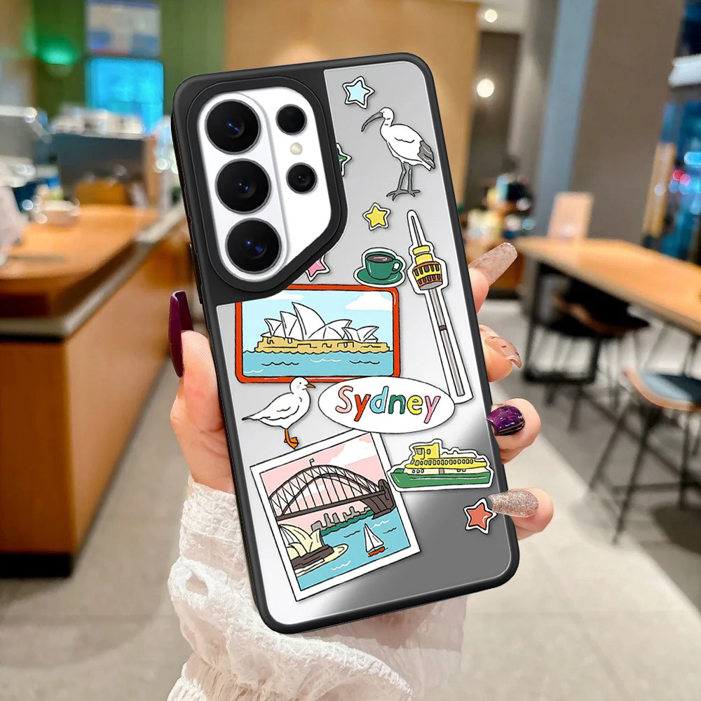 Melbourne Travel Mirror Surfac - Phone Cases Melbourne recensie en prijs