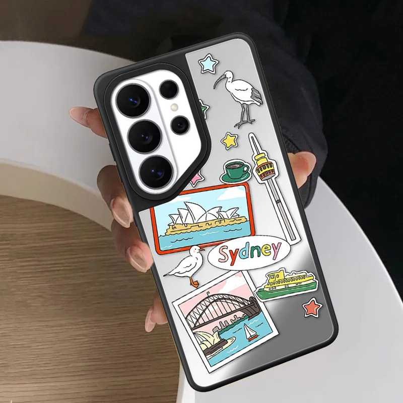Melbourne Travel Mirror Surfac - Phone Cases Melbourne recensie en prijs