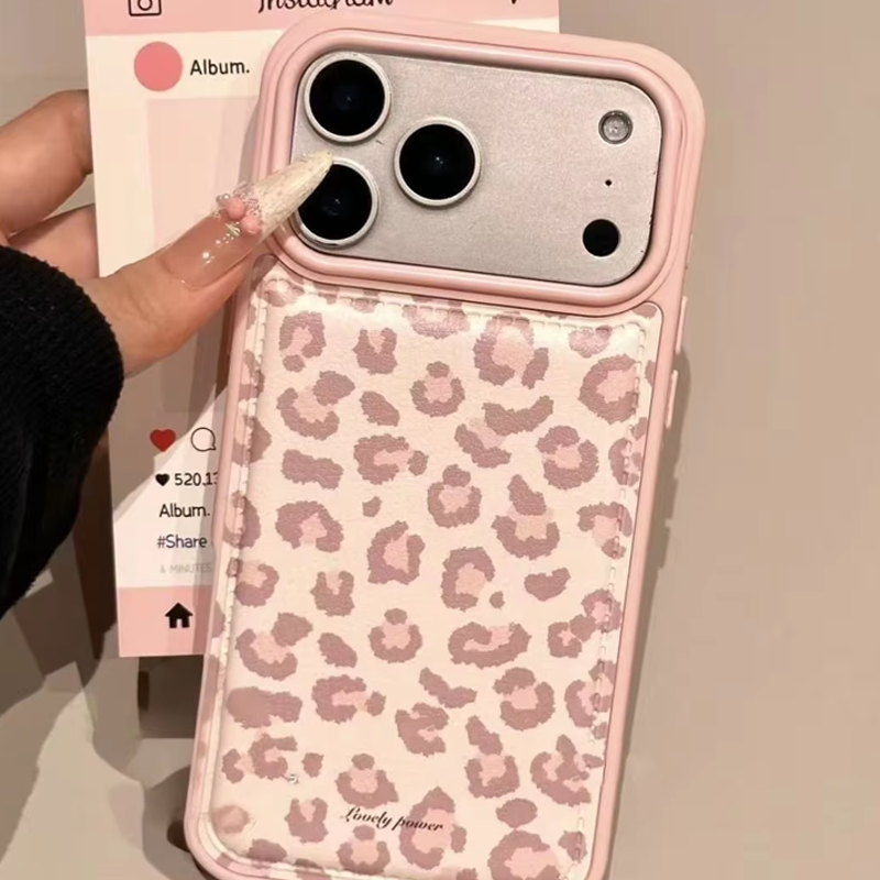 Simple Korean Pink Retro Leopa - Phone Cases Drop Proof recensie en prijs