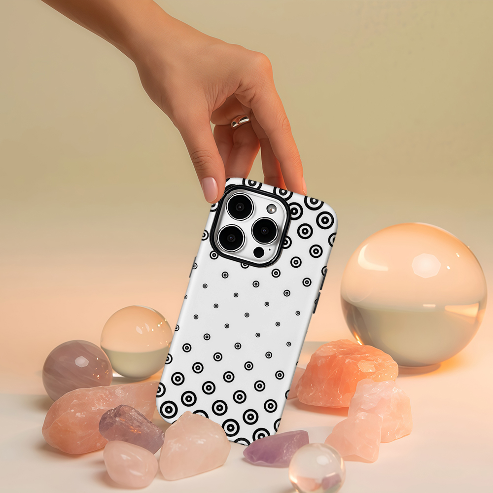 Black White Target Dot Phone C - Phone Cases Target recensie en prijs