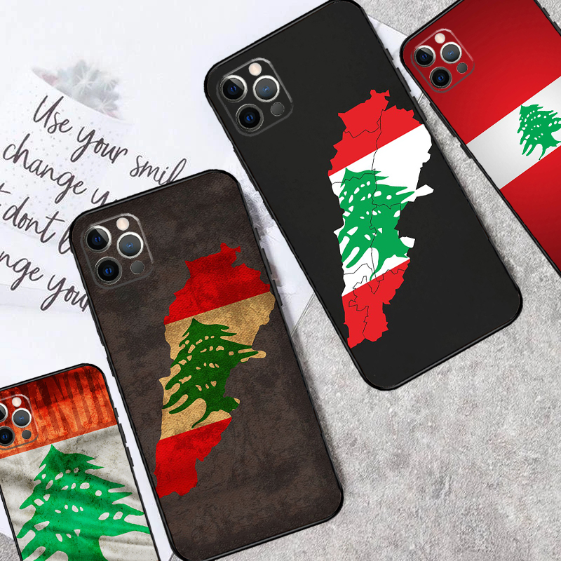 Lebanon Flag Map Shockproof Ca - Phone Cases Lebanon recensie en prijs