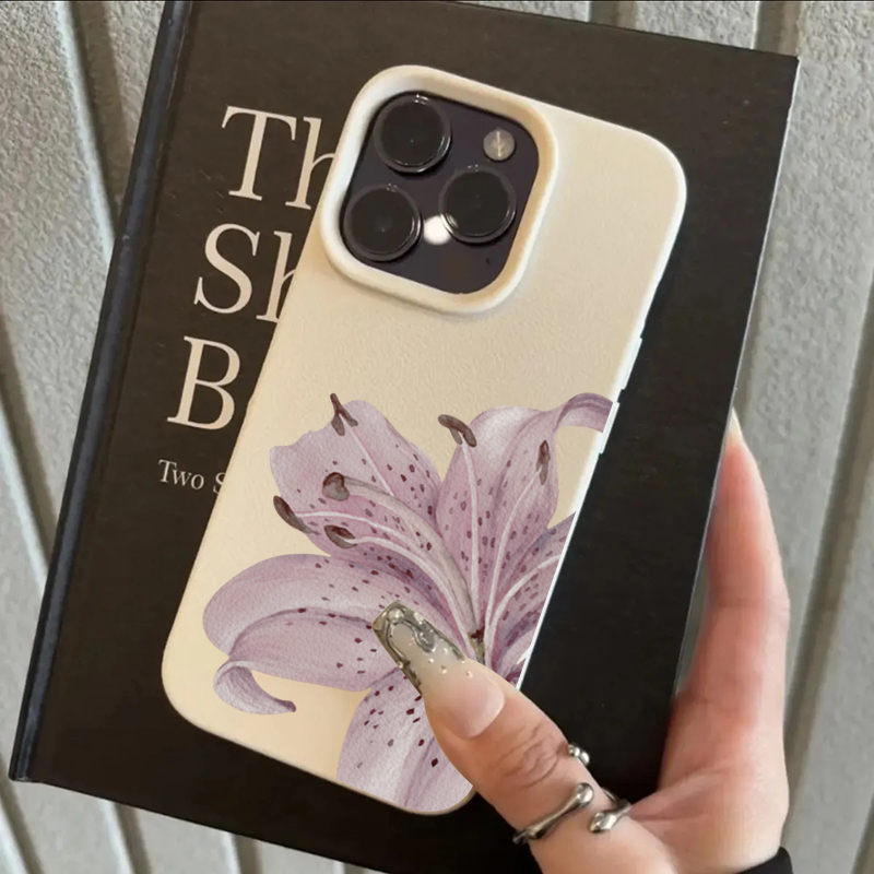 Purple Lily Flower Phone Case  - Phone Cases Mous recensie en prijs