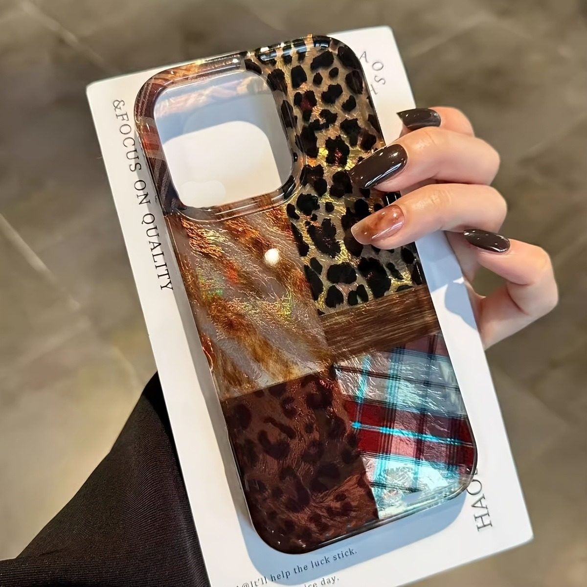 High-End Leopard Print And Tin - Phone Cases Mous recensie en prijs