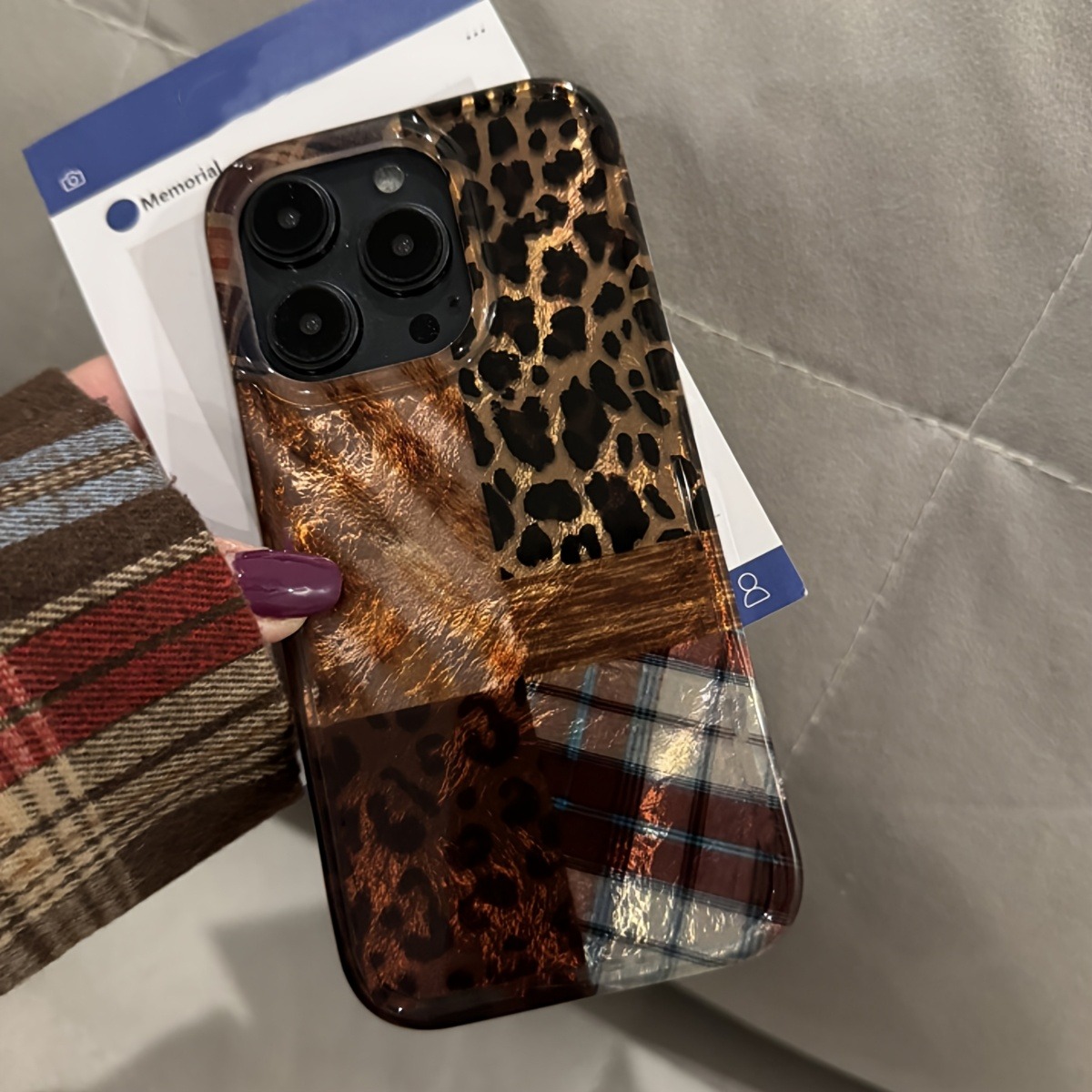 High-End Leopard Print And Tin - Phone Cases Mous recensie en prijs