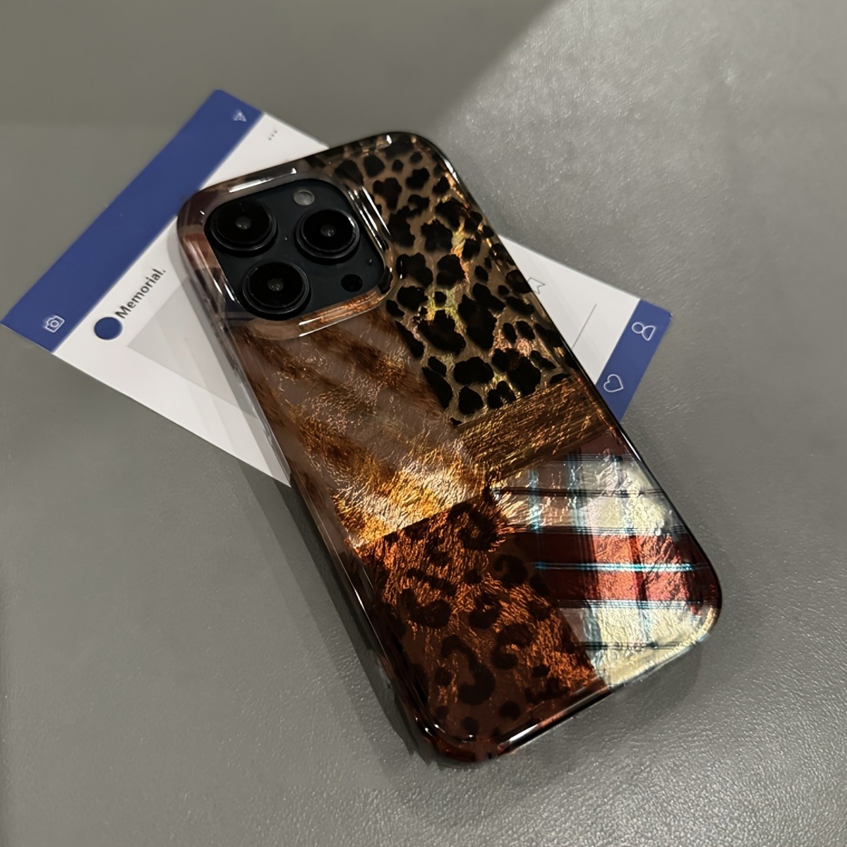 High-End Leopard Print And Tin - Phone Cases Mous recensie en prijs