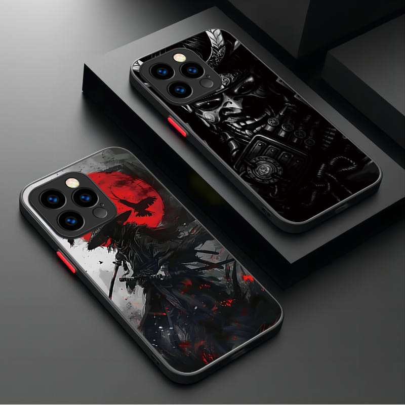 Samurai Hannya Mask Ghost Prin - Phone Cases Mous recensie en prijs