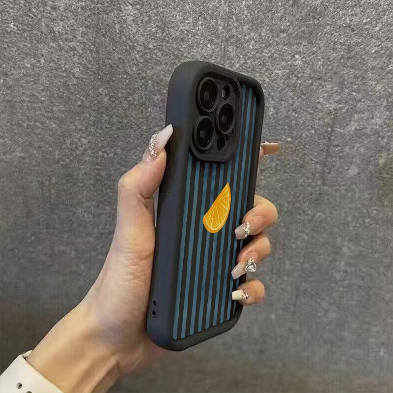 Striped Lemon Slice Pattern Ph - Phone Cases Mous recensie en prijs