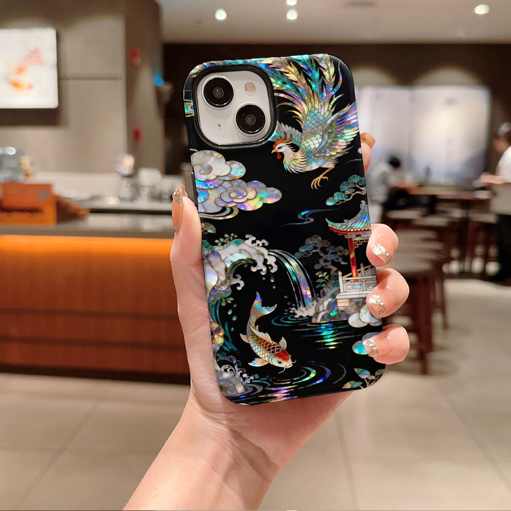 Stylish Tiger Dragon Marble Te - Phone Cases Mous recensie en prijs