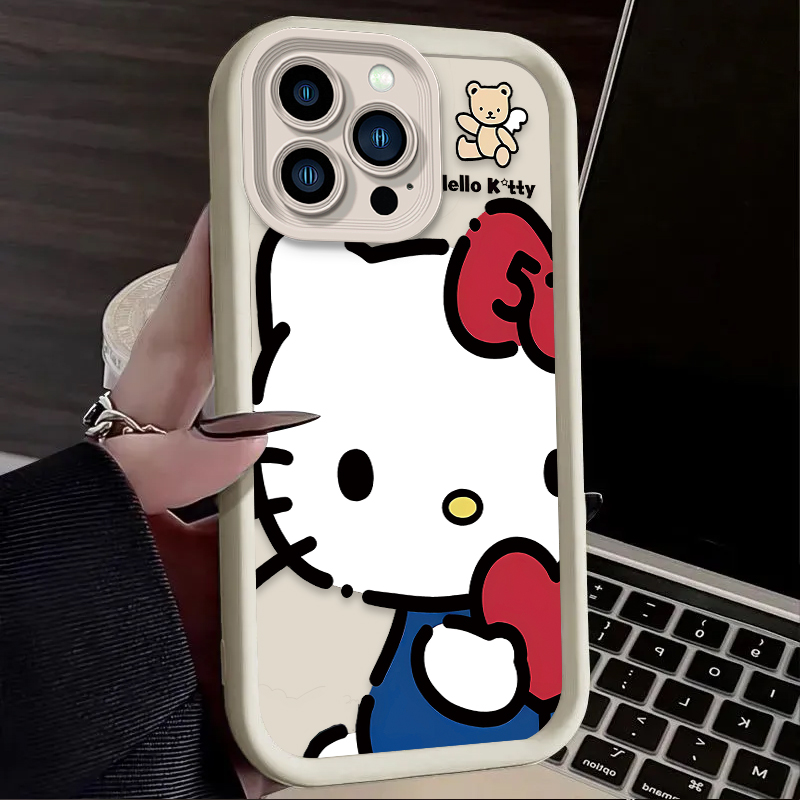 Cute Cartoon Hello Kitty Phone - Phone Cases Mous recensie en prijs