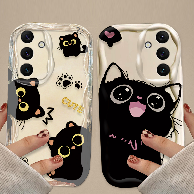 Cute Big Eyes Black Cat Case f - Phone Cases A14 Samsung recensie en prijs