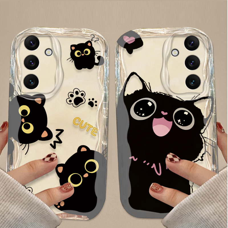 Cute Big Eyes Black Cat Case f - Phone Cases A14 Samsung recensie en prijs