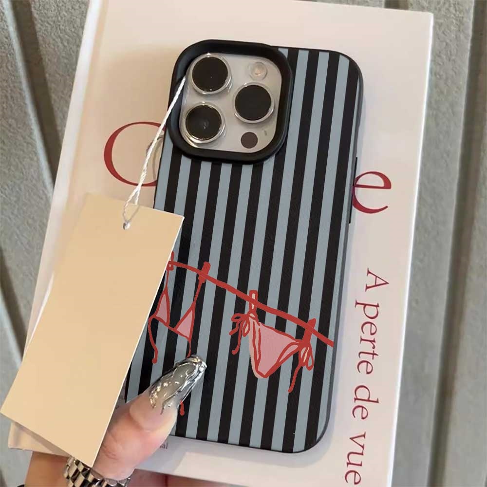 Blue White Striped Bikini Phon - Phone Cases Durable recensie en prijs
