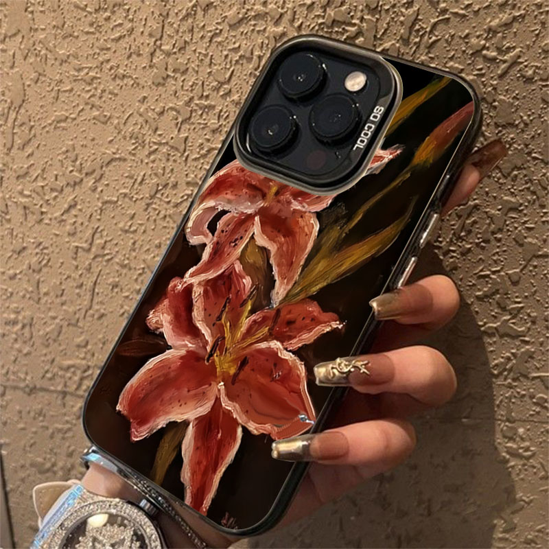 Oil Painting Lily Flower Retro - Phone Cases Drop Proof recensie en prijs