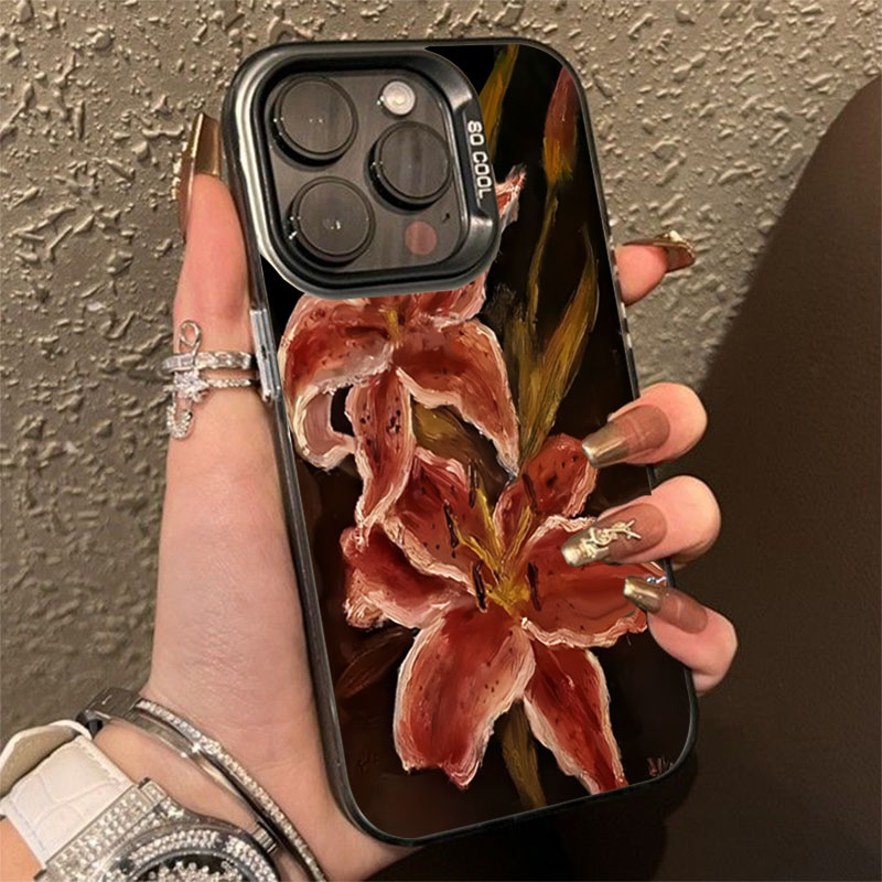 Oil Painting Lily Flower Retro - Phone Cases Drop Proof recensie en prijs