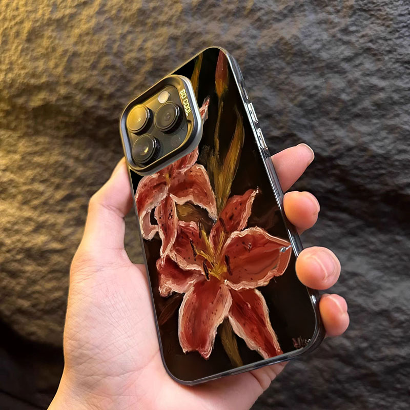 Oil Painting Lily Flower Retro - Phone Cases Drop Proof recensie en prijs