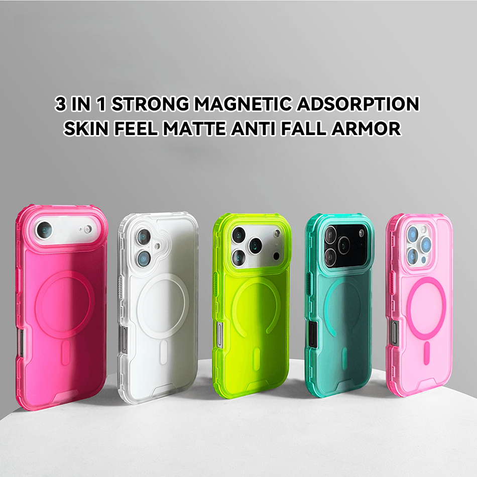 Magnetic 3 in 1 Neon Color Hea - Rugged Armor Case recensie en prijs